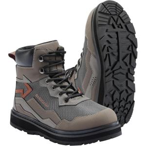 imageBASSDASH IMMERSE Mens Wading Boots Breathable Mesh Lightweight AntiSlip Rubber Sole for Fly FishingTanDun