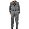 imageBASSDASH Flex Mens Nylon Breathable Chest Waders Waterproof Fly Fishing Stocking Foot for Hunting LightweightGrey