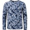 imageBASSDASH Mens Camo Fishing Shirts UPF 50 Long Sleeve Quick Dry Lightweight TShirts for Outdoor Hiking Kayaking FS37MBlue Camo