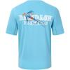 imageBASSDASH Mens UPF 50 Fishing Graphic TShirts Pocket Short Sleeve Shirt Quick Dry UV Sun Protection Casual Outdoor FS46M