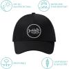 imageBASSDASH UPF 50 Quick Dry Baseball Cap Water Resistant Laser Cut Mesh Snapback Hat for Men Women Fishing Hiking FH14Black