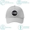 imageBASSDASH UPF 50 Quick Dry Baseball Cap Water Resistant Laser Cut Mesh Snapback Hat for Men Women Fishing Hiking FH14Light Grey