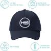 imageBASSDASH UPF 50 Quick Dry Baseball Cap Water Resistant Laser Cut Mesh Snapback Hat for Men Women Fishing Hiking FH14Navy Blue