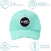 imageBASSDASH UPF 50 Quick Dry Baseball Cap Water Resistant Laser Cut Mesh Snapback Hat for Men Women Fishing Hiking FH14Seafoam