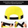 imageBASSDASH Ultralight UPF 50 Soft Baseball Caps Unstructured Quick Dry Folding Hat Adjustable for Men Woman Outdoor ActivitiesBlackLemon Yellow