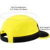 imageBASSDASH Ultralight UPF 50 Soft Baseball Caps Unstructured Quick Dry Folding Hat Adjustable for Men Woman Outdoor ActivitiesBlackLemon Yellow