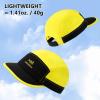 imageBASSDASH Ultralight UPF 50 Soft Baseball Caps Unstructured Quick Dry Folding Hat Adjustable for Men Woman Outdoor ActivitiesBlackLemon Yellow