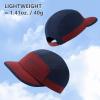 imageBASSDASH Ultralight UPF 50 Soft Baseball Caps Unstructured Quick Dry Folding Hat Adjustable for Men Woman Outdoor ActivitiesBurgundyNavy Blue