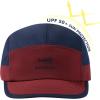 imageBASSDASH Ultralight UPF 50 Soft Baseball Caps Unstructured Quick Dry Folding Hat Adjustable for Men Woman Outdoor ActivitiesBurgundyNavy Blue