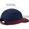 imageBASSDASH Ultralight UPF 50 Soft Baseball Caps Unstructured Quick Dry Folding Hat Adjustable for Men Woman Outdoor ActivitiesBurgundyNavy Blue