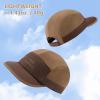 imageBASSDASH Ultralight UPF 50 Soft Baseball Caps Unstructured Quick Dry Folding Hat Adjustable for Men Woman Outdoor ActivitiesDark BrownLight Brown