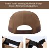 imageBASSDASH Ultralight UPF 50 Soft Baseball Caps Unstructured Quick Dry Folding Hat Adjustable for Men Woman Outdoor ActivitiesDark BrownLight Brown