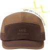 imageBASSDASH Ultralight UPF 50 Soft Baseball Caps Unstructured Quick Dry Folding Hat Adjustable for Men Woman Outdoor ActivitiesDark BrownLight Brown