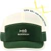 imageBASSDASH Ultralight UPF 50 Soft Baseball Caps Unstructured Quick Dry Folding Hat Adjustable for Men Woman Outdoor ActivitiesDark GreenBeige