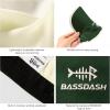 imageBASSDASH Ultralight UPF 50 Soft Baseball Caps Unstructured Quick Dry Folding Hat Adjustable for Men Woman Outdoor ActivitiesDark GreenBeige