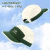 imageBASSDASH Ultralight UPF 50 Soft Baseball Caps Unstructured Quick Dry Folding Hat Adjustable for Men Woman Outdoor ActivitiesDark GreenBeige