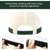 imageBASSDASH Ultralight UPF 50 Soft Baseball Caps Unstructured Quick Dry Folding Hat Adjustable for Men Woman Outdoor ActivitiesDark GreenBeige