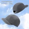 imageBASSDASH Ultralight UPF 50 Soft Baseball Caps Unstructured Quick Dry Folding Hat Adjustable for Men Woman Outdoor ActivitiesDark Grey