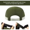 imageBASSDASH Ultralight UPF 50 Soft Baseball Caps Unstructured Quick Dry Folding Hat Adjustable for Men Woman Outdoor ActivitiesGreyish GreenOlive Green