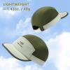 imageBASSDASH Ultralight UPF 50 Soft Baseball Caps Unstructured Quick Dry Folding Hat Adjustable for Men Woman Outdoor ActivitiesGreyish GreenOlive Green