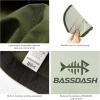 imageBASSDASH Ultralight UPF 50 Soft Baseball Caps Unstructured Quick Dry Folding Hat Adjustable for Men Woman Outdoor ActivitiesGreyish GreenOlive Green