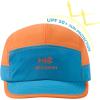 imageBASSDASH Ultralight UPF 50 Soft Baseball Caps Unstructured Quick Dry Folding Hat Adjustable for Men Woman Outdoor ActivitiesLake BlueOrange