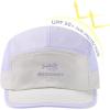 imageBASSDASH Ultralight UPF 50 Soft Baseball Caps Unstructured Quick Dry Folding Hat Adjustable for Men Woman Outdoor ActivitiesLight GreyLight Purple