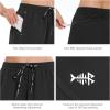 imageBASSDASH Womens 5 Fishing Shorts UPF 50 Water Resistant Quick Dry Athletic Hiking Shorts with Pockets FP05WBlack