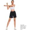 imageBASSDASH Womens 5 Fishing Shorts UPF 50 Water Resistant Quick Dry Athletic Hiking Shorts with Pockets FP05WBlack