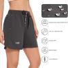 imageBASSDASH Womens 5 Fishing Shorts UPF 50 Water Resistant Quick Dry Athletic Hiking Shorts with Pockets FP05WDark Grey