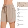 imageBASSDASH Womens 5 Fishing Shorts UPF 50 Water Resistant Quick Dry Athletic Hiking Shorts with Pockets FP05WLight Khaki