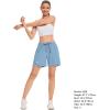 imageBASSDASH Womens 5 Fishing Shorts UPF 50 Water Resistant Quick Dry Athletic Hiking Shorts with Pockets FP05WNiagara Blue