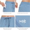imageBASSDASH Womens 5 Fishing Shorts UPF 50 Water Resistant Quick Dry Athletic Hiking Shorts with Pockets FP05WNiagara Blue