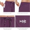 imageBASSDASH Womens 5 Fishing Shorts UPF 50 Water Resistant Quick Dry Athletic Hiking Shorts with Pockets FP05WPrune Purple