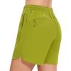 imageBASSDASH Womens 5 Fishing Shorts UPF 50 Water Resistant Quick Dry Athletic Hiking Shorts with Pockets FP05WWoodbine Green