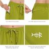 imageBASSDASH Womens 5 Fishing Shorts UPF 50 Water Resistant Quick Dry Athletic Hiking Shorts with Pockets FP05WWoodbine Green
