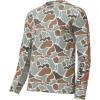 imageBASSDASH Mens Camo Fishing Shirts UPF 50 Long Sleeve Quick Dry Lightweight TShirts for Outdoor Hiking Kayaking FS37MColor Block Camo
