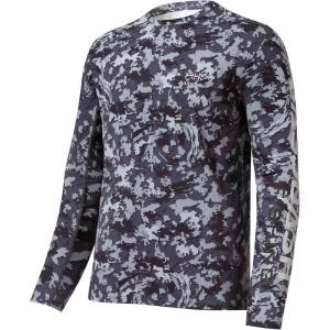 imageBASSDASH Mens Camo Fishing Shirts UPF 50 Long Sleeve Quick Dry Lightweight TShirts for Outdoor Hiking Kayaking FS37MNight Digital Camo