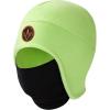 imageBASSDASH Soft Fleece 2in1 Hat with Ski Mask Ear Flap Ice Fishing Hunting Beanie for Men Women Cold Weather WinterLight Green