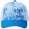 imageBASSDASH Altimate Fishing Hat Mesh Back for Men Women Adjustable Baseball Trucker CapBlue Ink Camo
