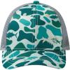 imageBASSDASH Altimate Fishing Hat Mesh Back for Men Women Adjustable Baseball Trucker CapGreen Block Camo
