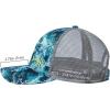 imageBASSDASH Altimate Fishing Hat Mesh Back for Men Women Adjustable Baseball Trucker CapOcean Camo