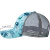 imageBASSDASH Altimate Fishing Hat Mesh Back for Men Women Adjustable Baseball Trucker CapOcean Digital Camo