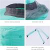 imageBASSDASH UPF 50 Mosquito Sun Hat with Hidden Head Net and Neck Flap for Men Women Outdoor Fishing Hiking CampingTurquoise