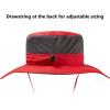 imageBASSDASH UPF 50 Sun Fishing Hat Water Resistant with Detachable Neck FlapRed