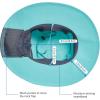 imageBASSDASH UPF 50 Sun Fishing Hat Water Resistant with Detachable Neck FlapTurquoise
