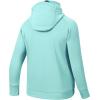imageBASSDASH Youth Fishing Fleece Hoodie with Mask Water Resistant Kids Performance Sweatshirt FS18YSeafoam
