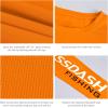 imageBASSDASH Youth Fishing T Shirts UPF 50 Long Sleeve Performance UV Protection Tee for Boys GirlsOrangeWhite Logo