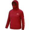 imageBASSDASH Youth Fishing Fleece Hoodie with Mask Water Resistant Kids Performance Sweatshirt FS18YRed