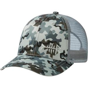 imageBASSDASH Altimate Fishing Hat Mesh Back for Men Women Adjustable Baseball Trucker CapRock Camo